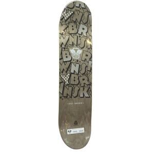 Sky Brown Monarch Project Rialto R7 Skateboard Deck 8.125" x 31.8" Brown/White